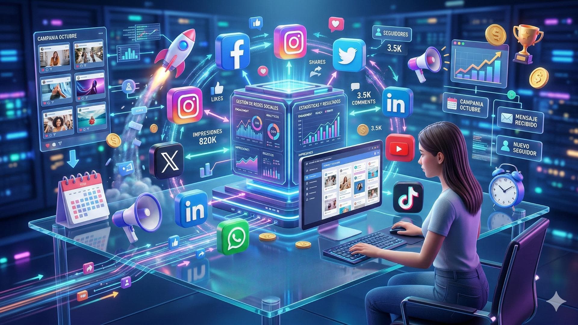 Estrategia de manejo de redes sociales y community management